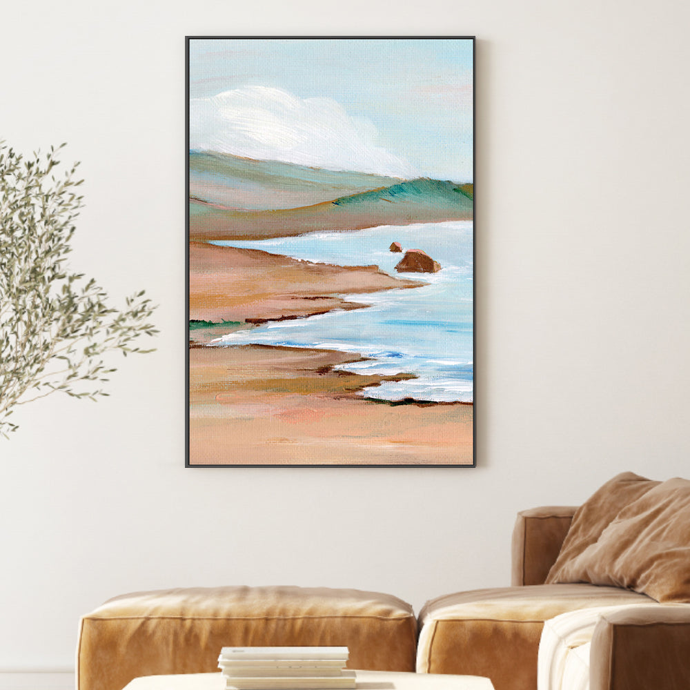 West Coast, Style A, Hand-Painted Canvas