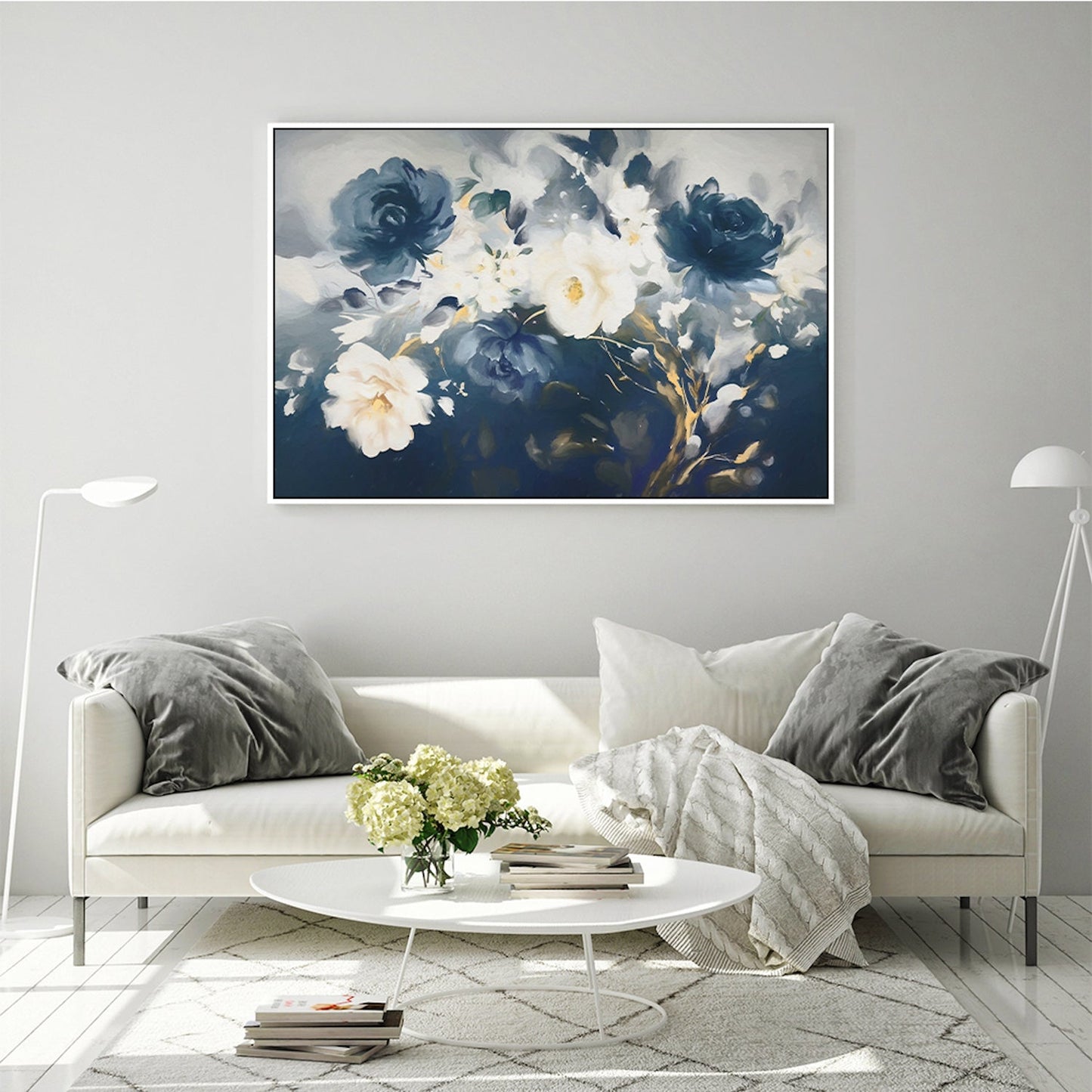 Imperial Blue Flowers