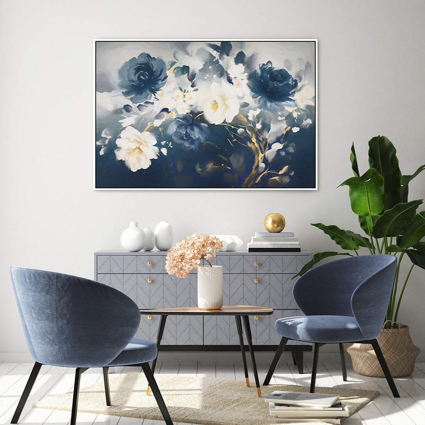 Imperial Blue Flowers