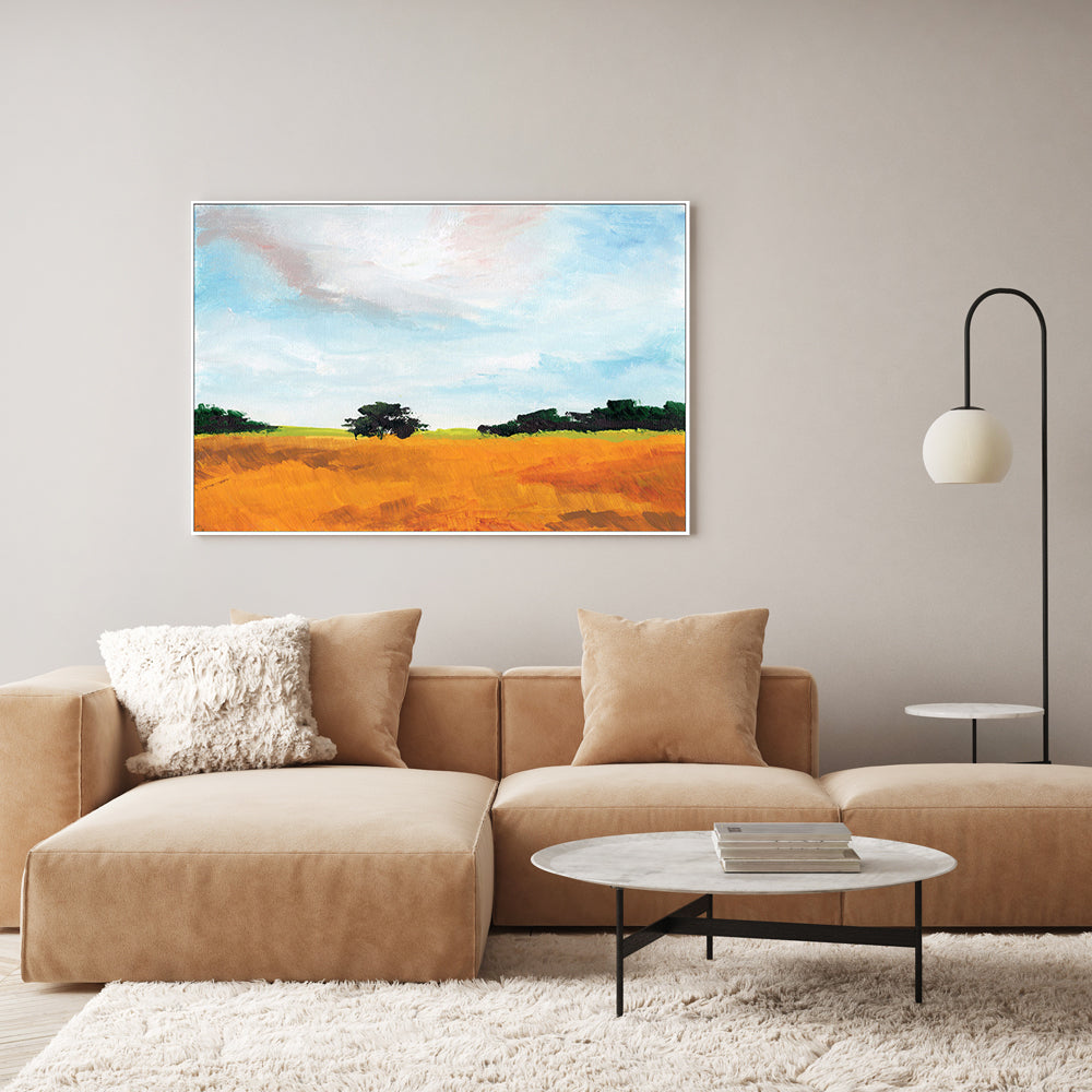 Golden Harvest, Hand-Painted Canvas