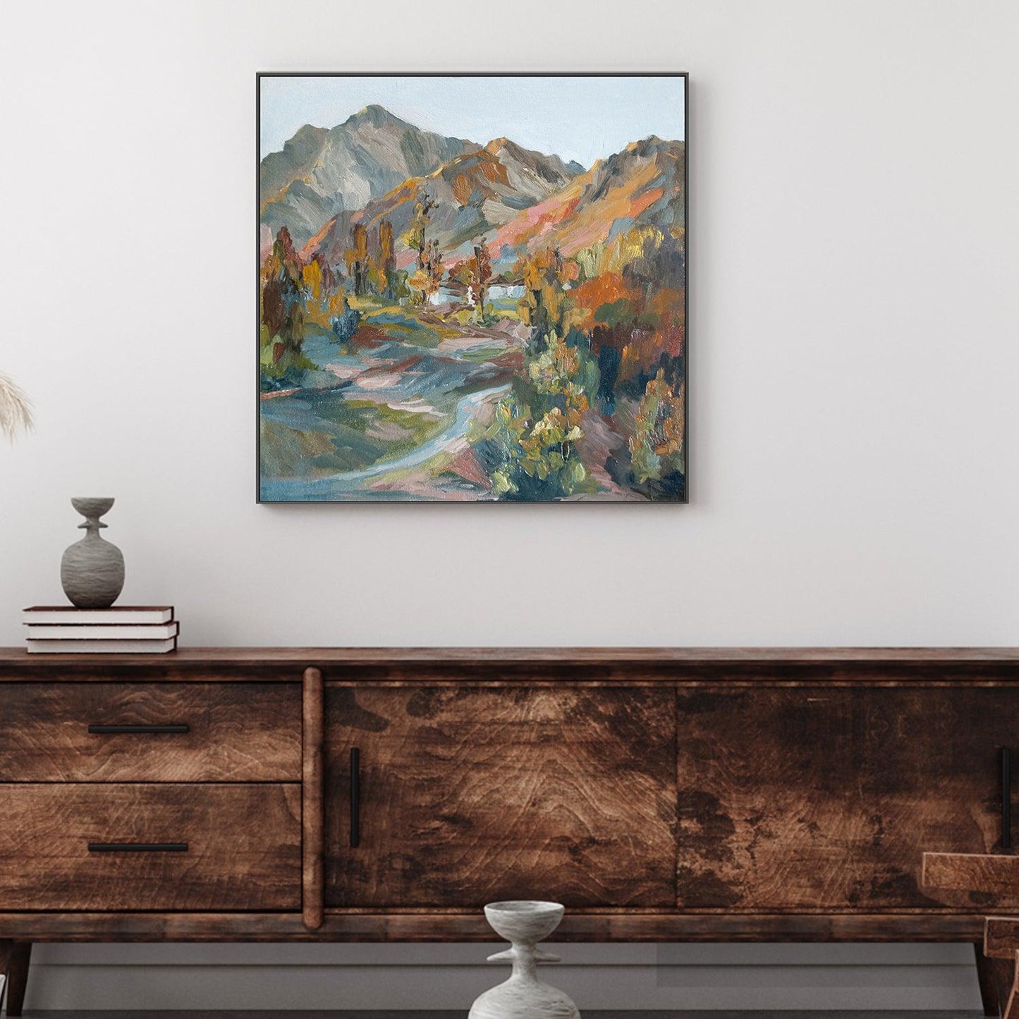 Desert Mountains  , Hand-painted Canvas