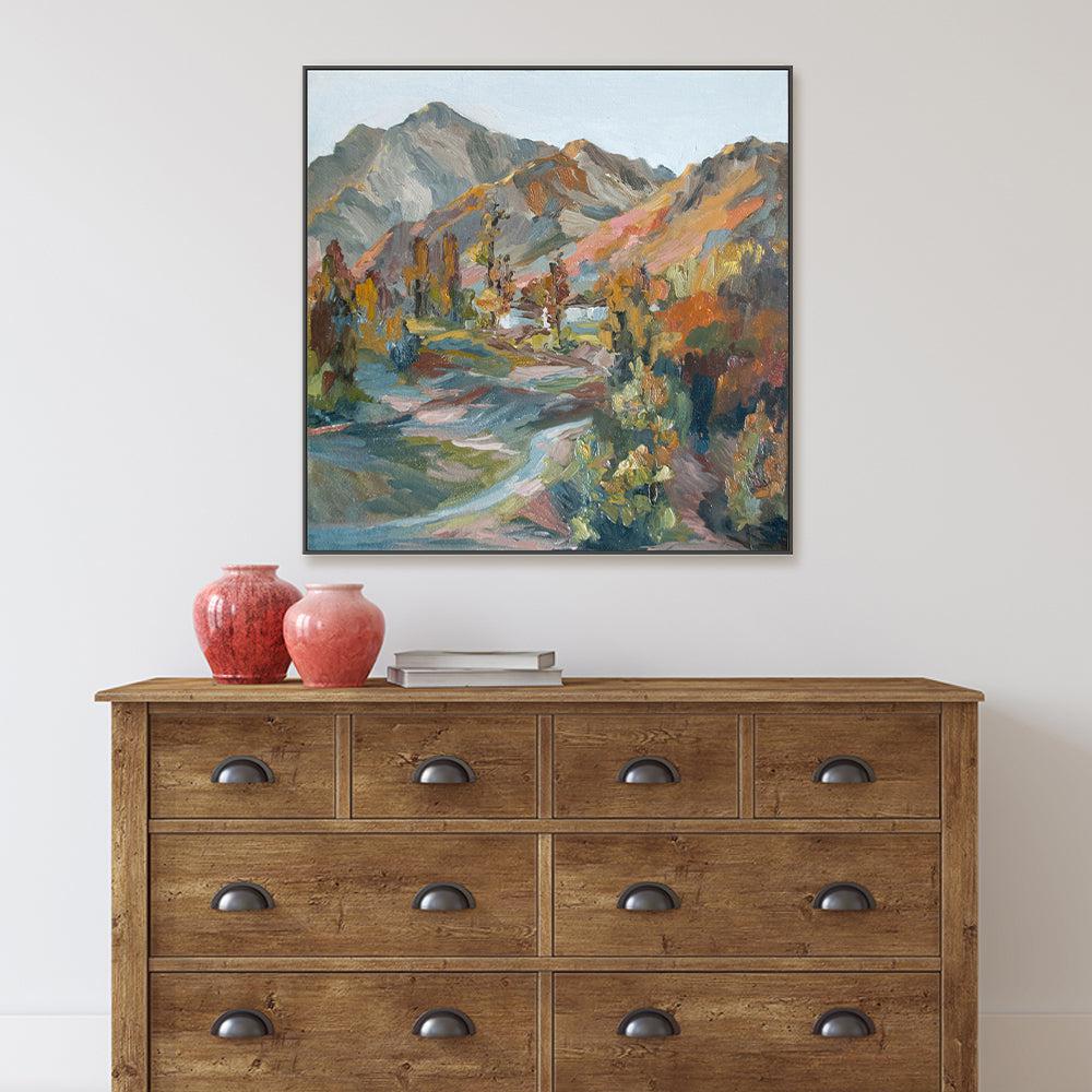 Desert Mountains  , Hand-painted Canvas