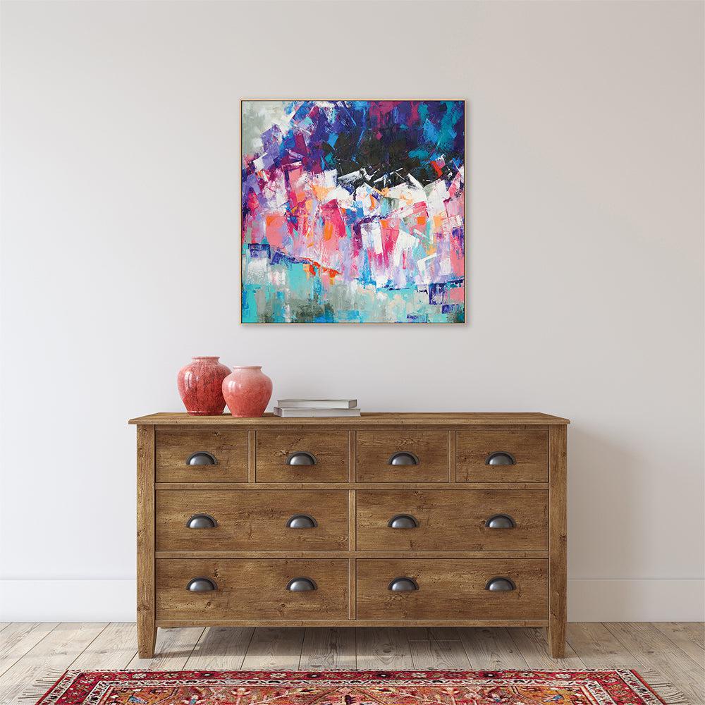 Ground Breaking , Hand-painted Canvas