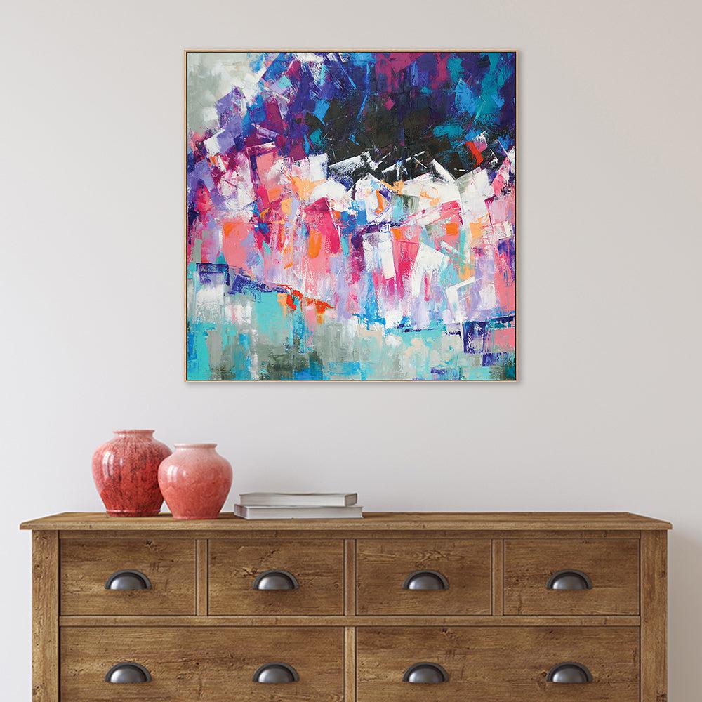 Ground Breaking , Hand-painted Canvas