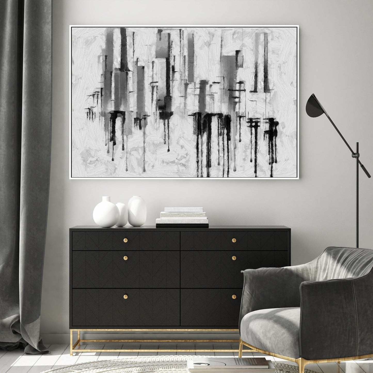 Melting Away, Style A, Hand-Painted Canvas