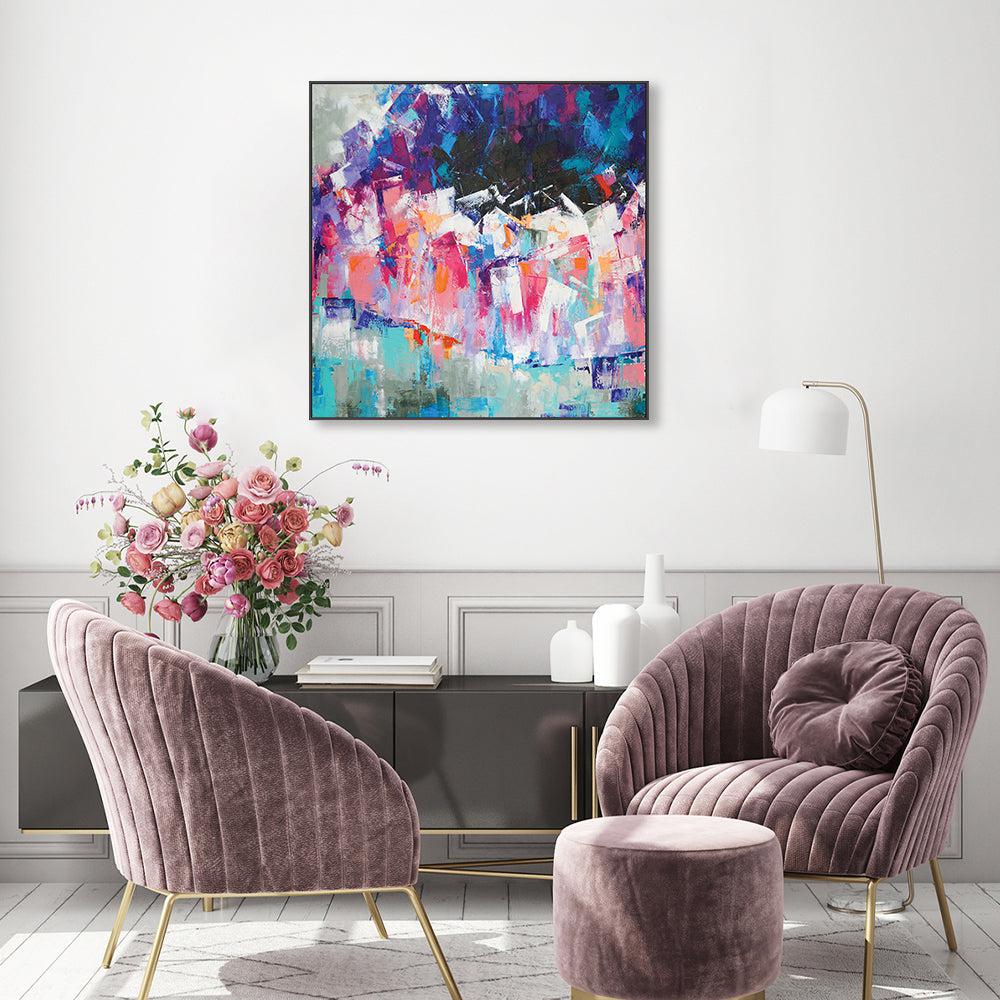 Ground Breaking , Hand-painted Canvas