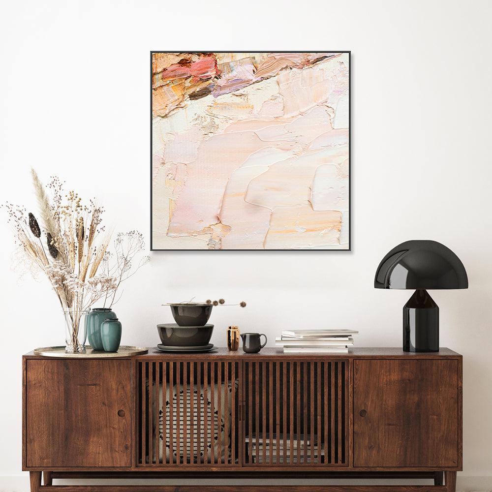 Creamy , Hand-painted Canvas