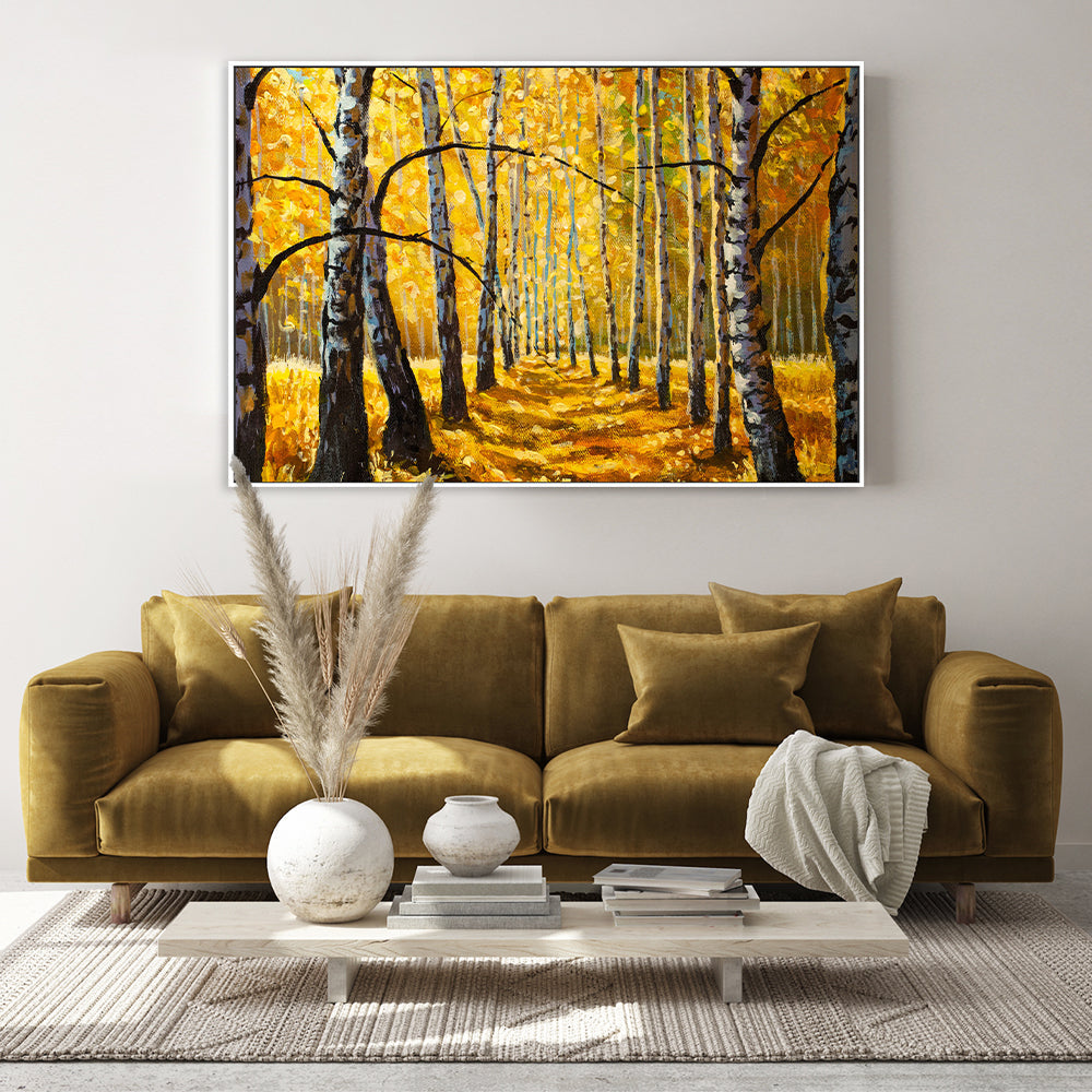 A Forests Opening, Hand-Painted Canvas