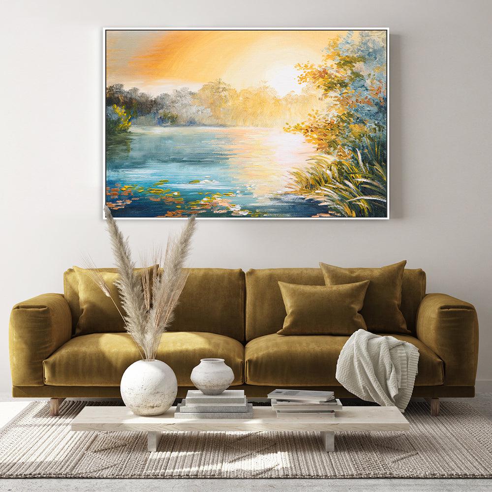 At Sunset  , Hand-painted Canvas