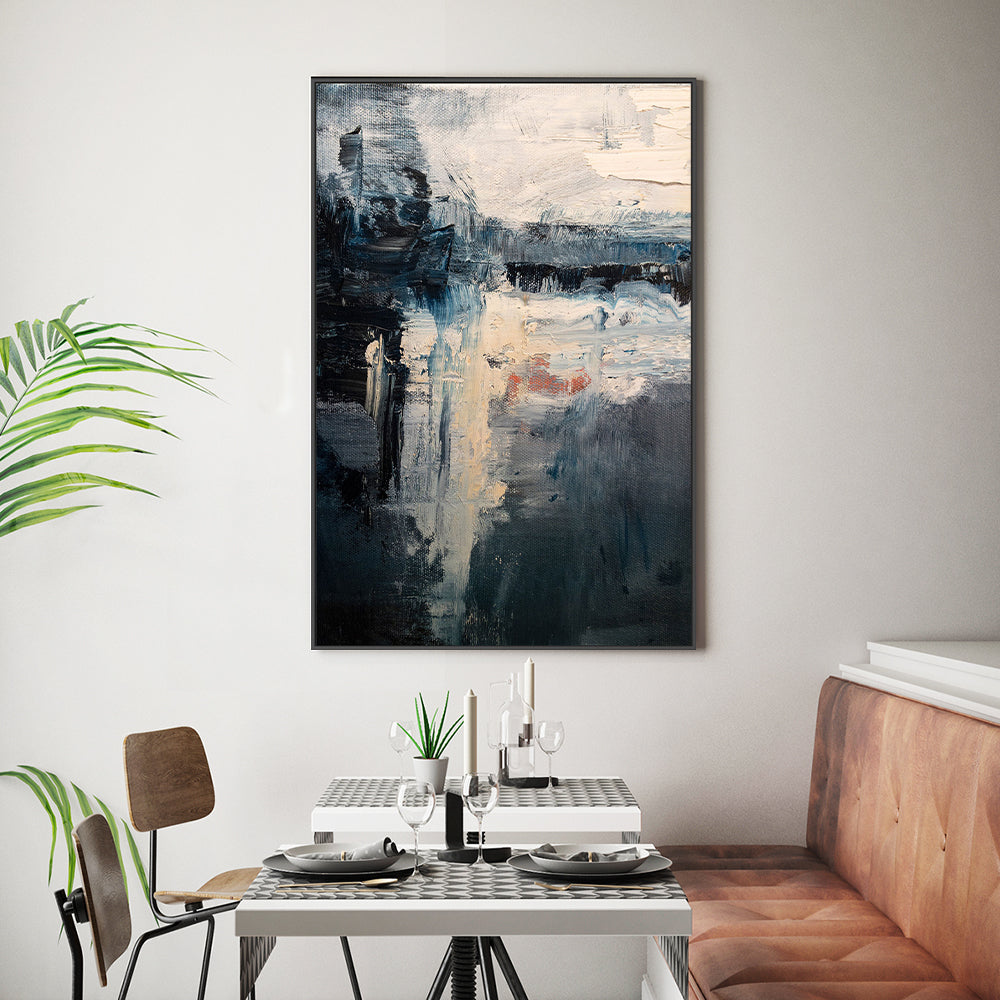 A Hint of Red, Hand-Painted Canvas