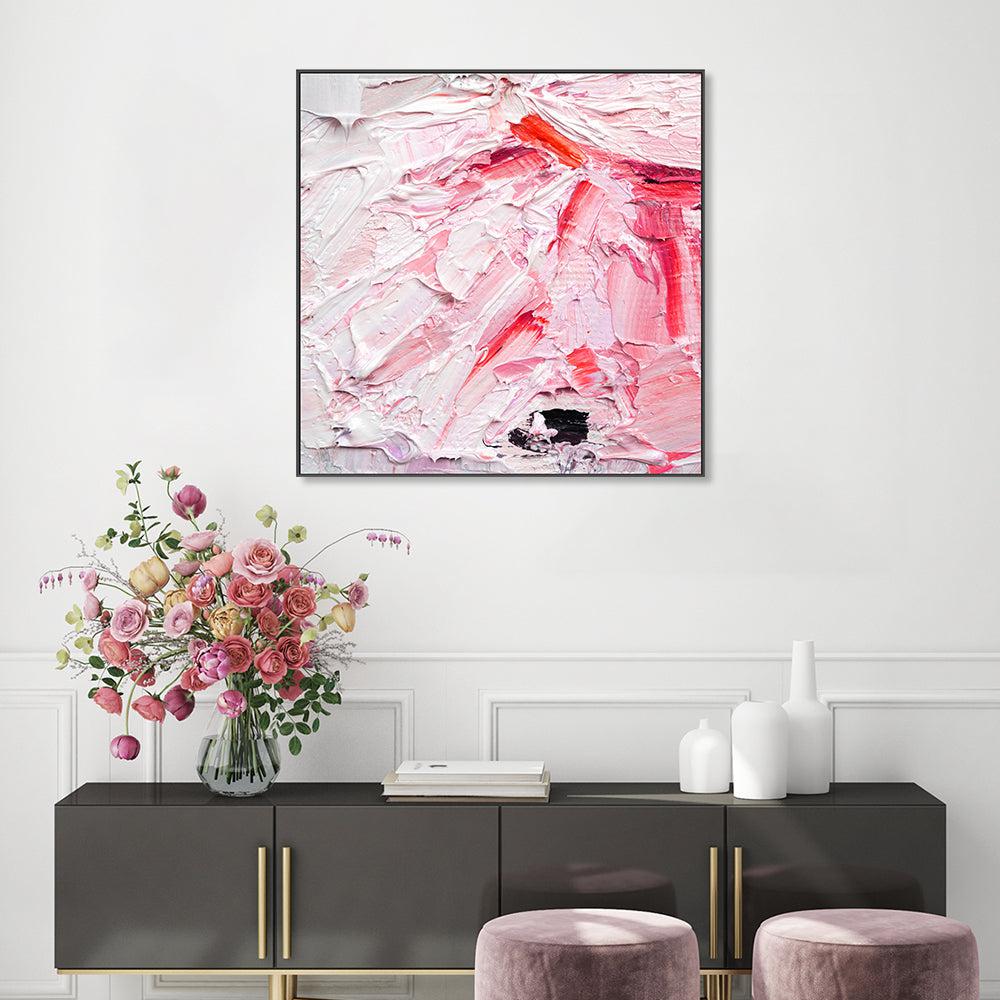 Made Me Blush , Hand-painted Canvas