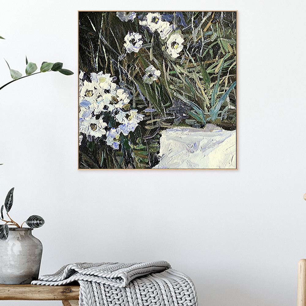 Pick A Daisy , Hand-painted Canvas