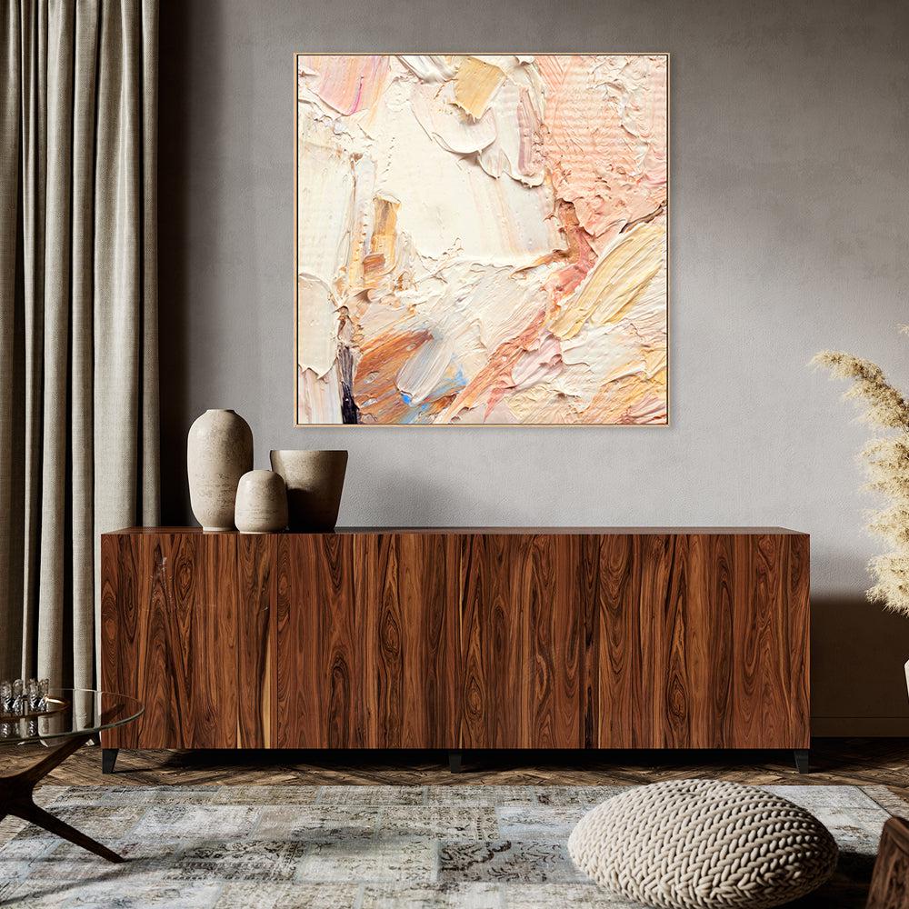 Blushing Nude , Hand-painted Canvas