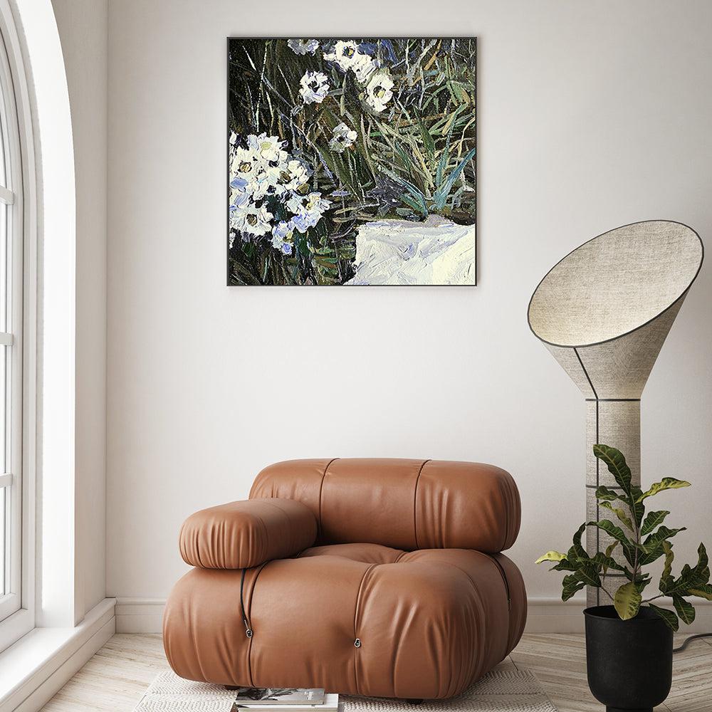 Pick A Daisy , Hand-painted Canvas