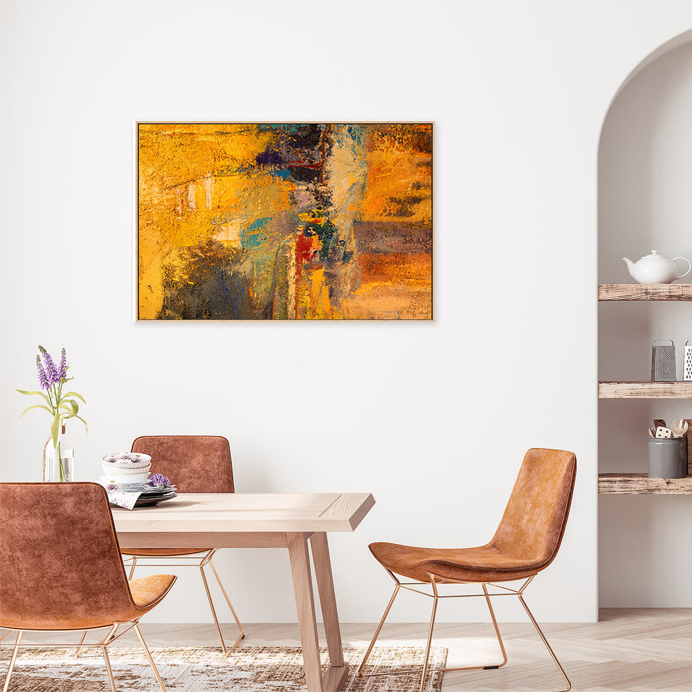 Amber Bliss, Hand-Painted Canvas