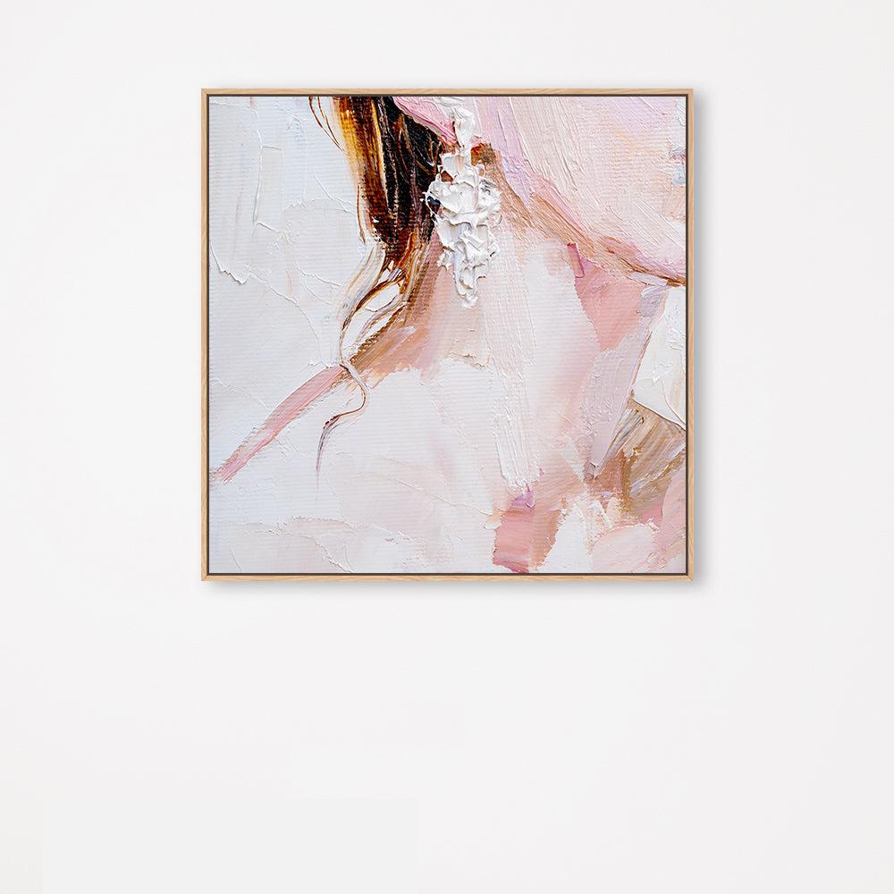 Pink Uniting , Hand-painted Canvas