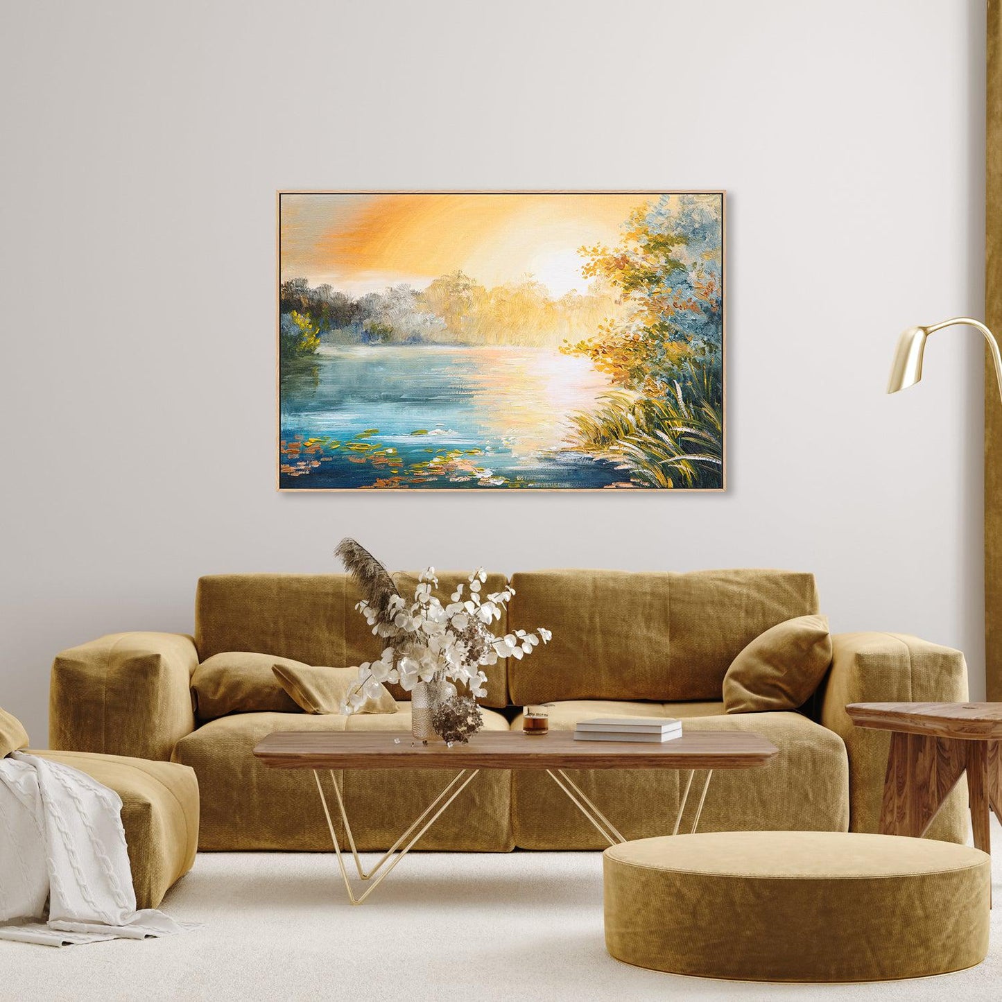 At Sunset  , Hand-painted Canvas