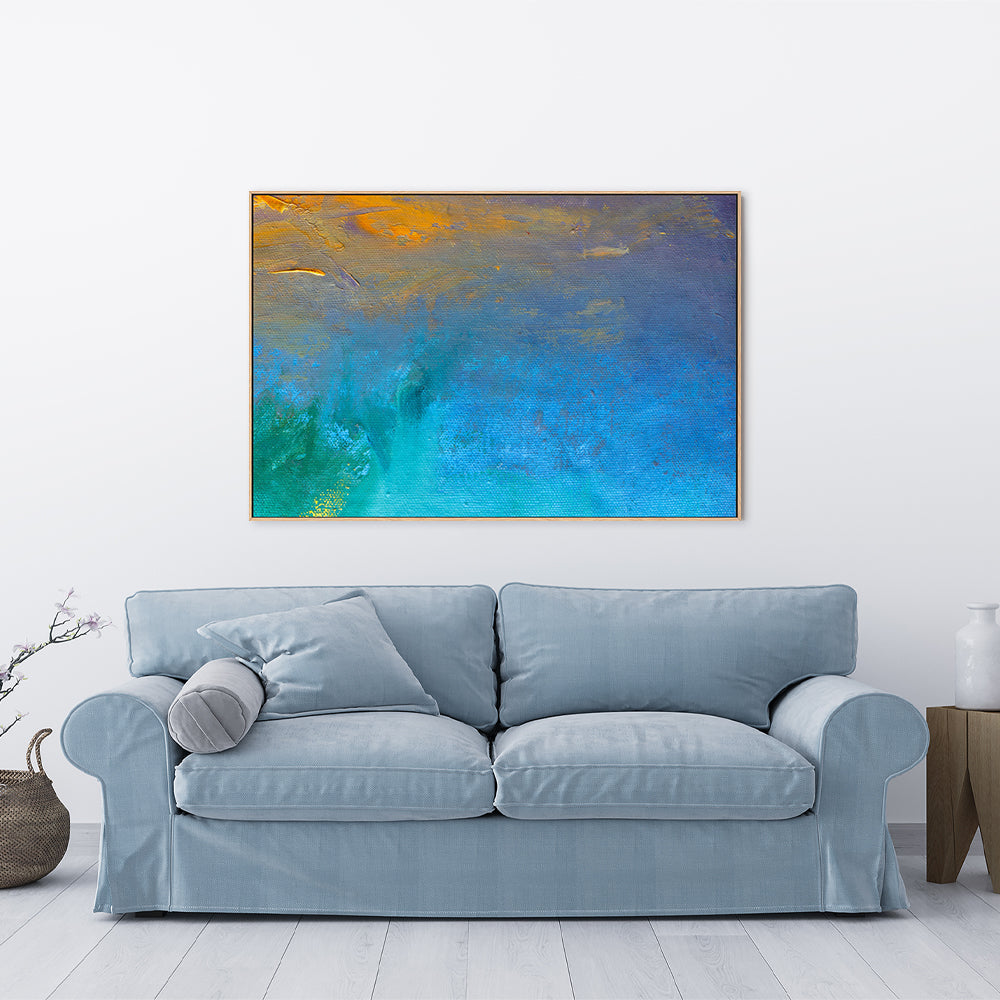 An Intrusion of Colour, Hand-Painted Canvas