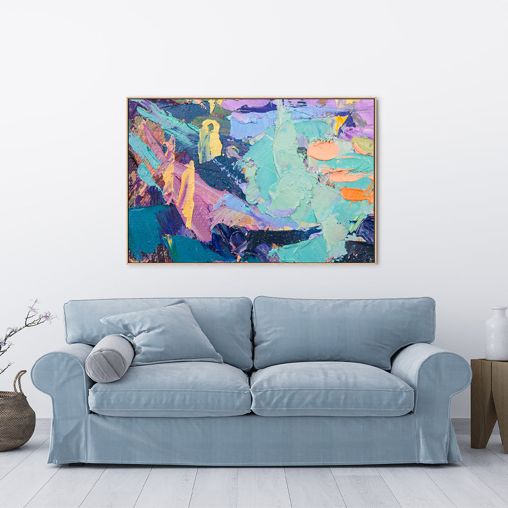 Multicoloured Madness, Style D, Hand-Painted Canvas