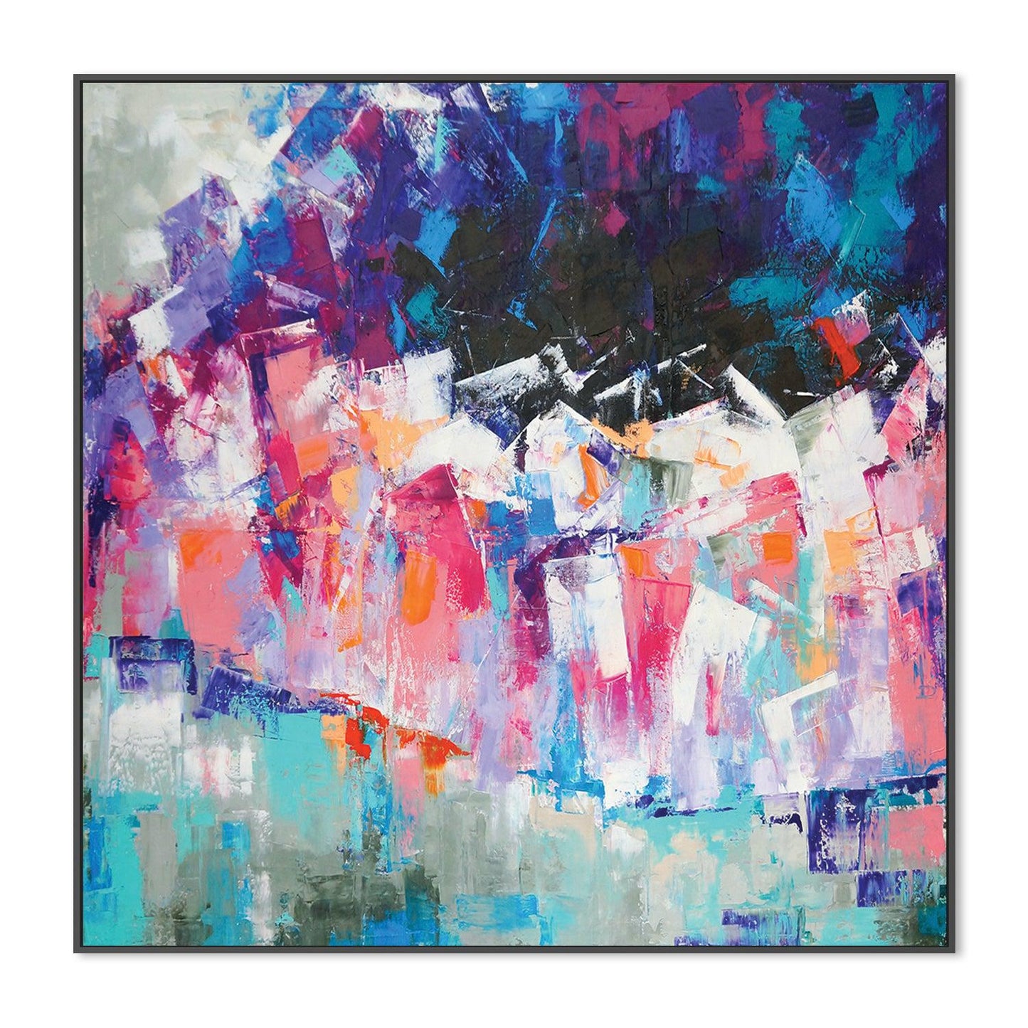 Ground Breaking , Hand-painted Canvas