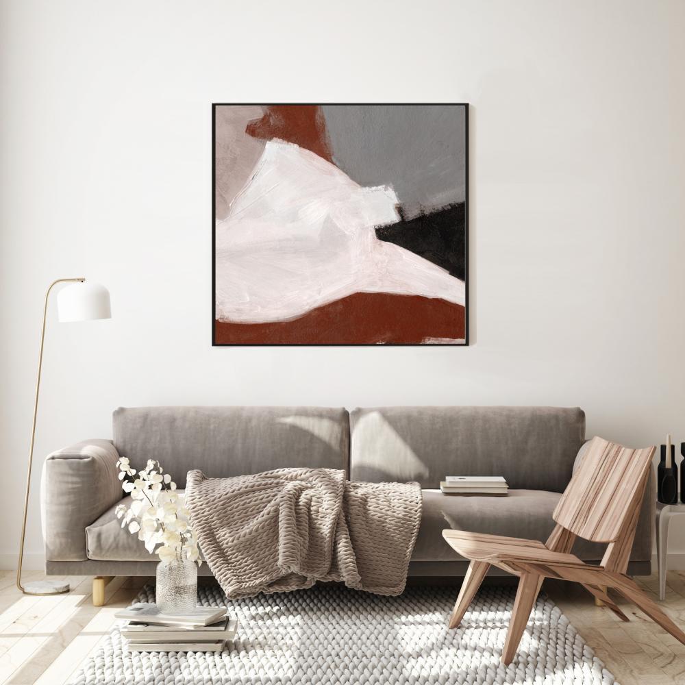 Ruby, hand-painted canvas-Framed-Canvas-Print-Poster-Gioia Wall Art