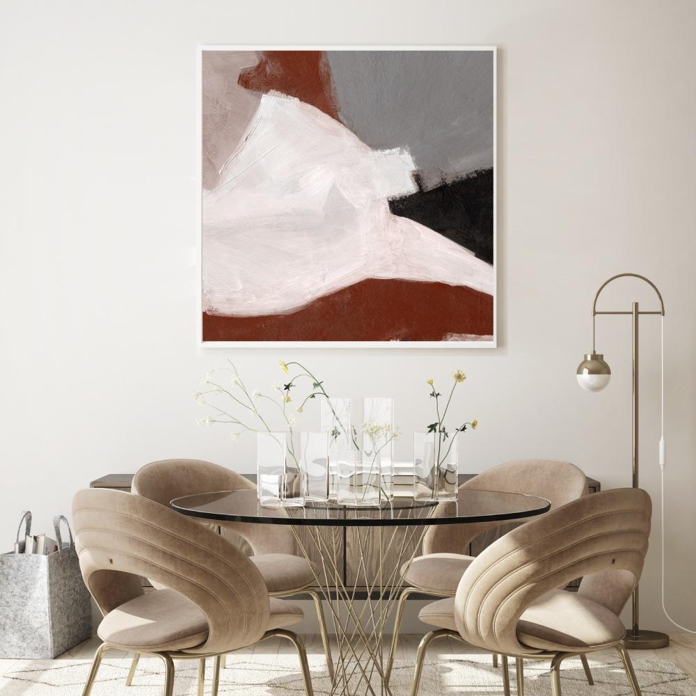 Ruby, hand-painted canvas-Framed-Canvas-Print-Poster-Gioia Wall Art