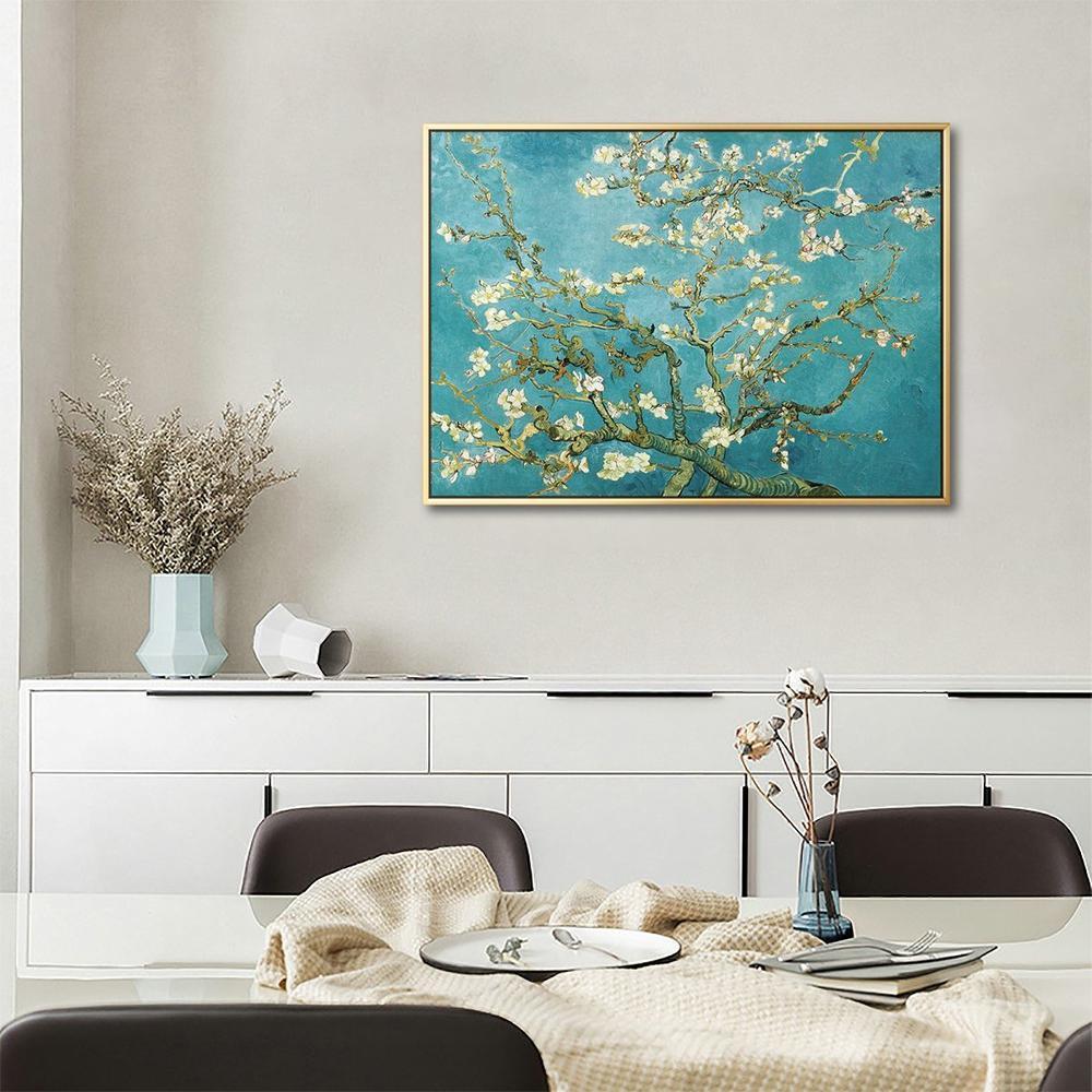 wall-art-print-canvas-poster-framed-Almond Blossom, Van Gogh-by-Gioia Wall Art-Gioia Wall Art