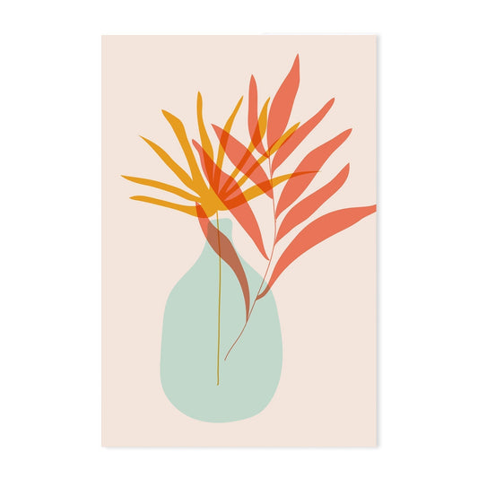 wall-art-print-canvas-poster-framed-Aquamarine Vase-GIOIA-WALL-ART