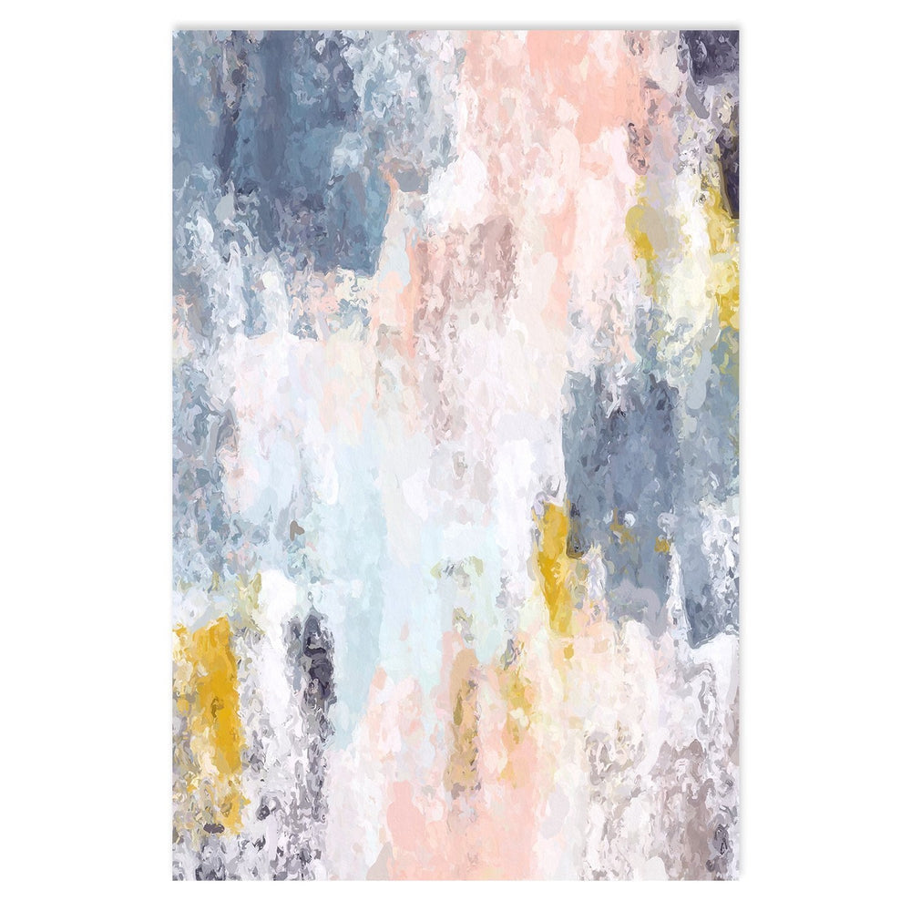 wall-art-print-canvas-poster-framed-Blue And Blush Abstract-by-Gioia Wall Art-Gioia Wall Art