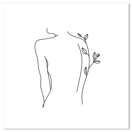 wall-art-print-canvas-poster-framed-Body Line Art-by-Gioia Wall Art-Gioia Wall Art