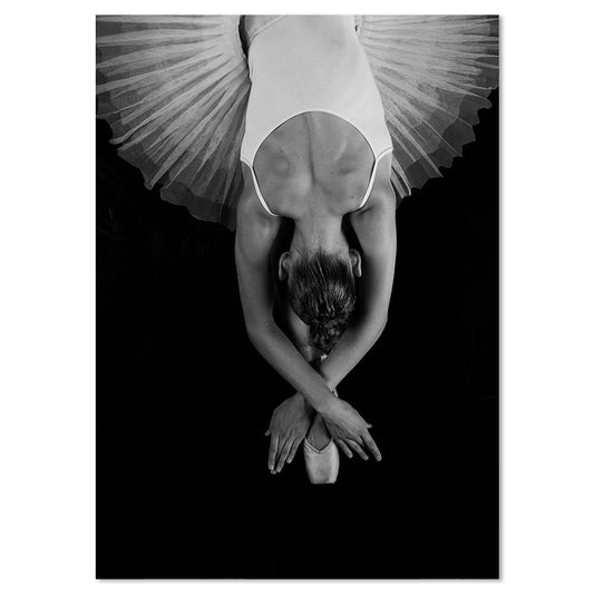 wall-art-print-canvas-poster-framed-Dancing Girl In White Dress-by-Gioia Wall Art-Gioia Wall Art