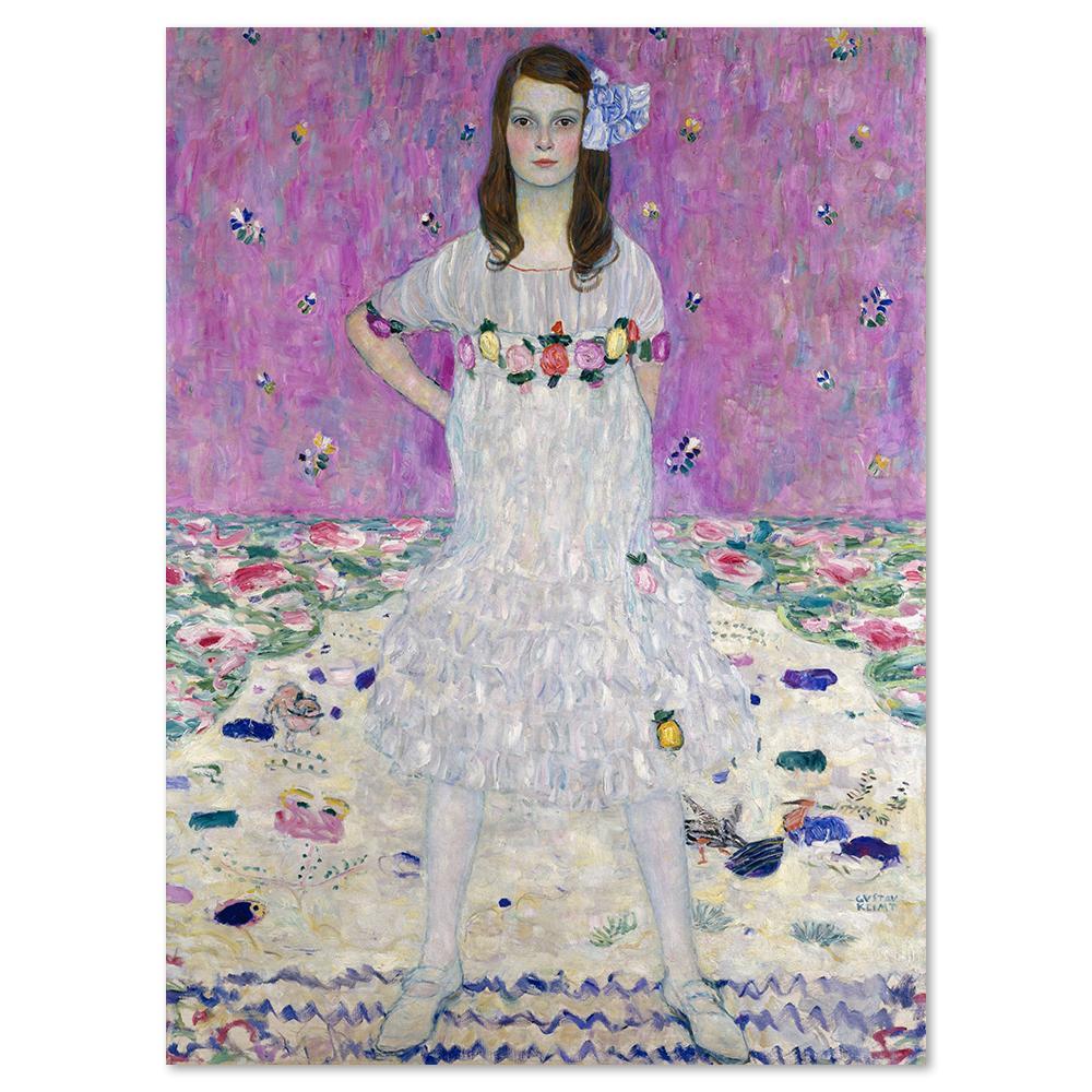 wall-art-print-canvas-poster-framed-Mada Primavesi, By Gustav Klimt-by-Gioia Wall Art-Gioia Wall Art