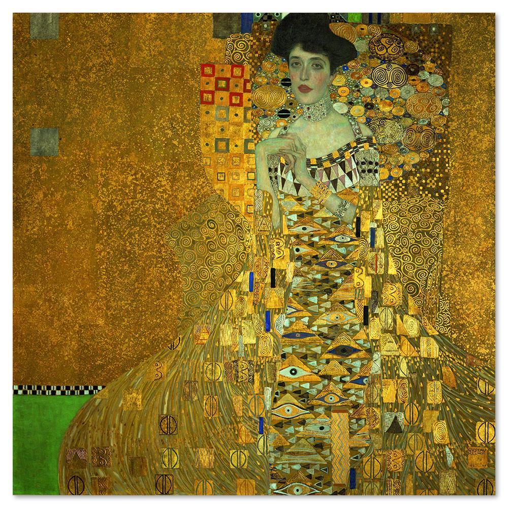 wall-art-print-canvas-poster-framed-Portrait Of Adele Bloch Bauer, By Gustav Klimt-by-Gioia Wall Art-Gioia Wall Art