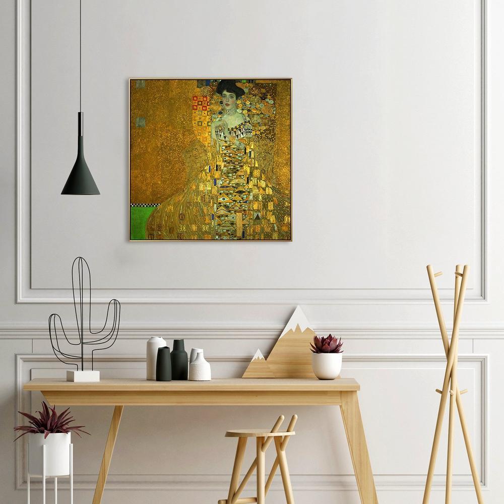 wall-art-print-canvas-poster-framed-Portrait Of Adele Bloch Bauer, By Gustav Klimt-by-Gioia Wall Art-Gioia Wall Art