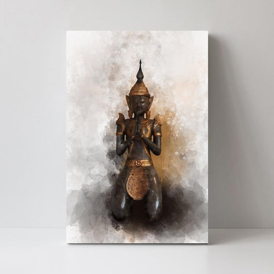 wall-art-print-canvas-poster-framed-Praying-by-Gioia Wall Art-Gioia Wall Art