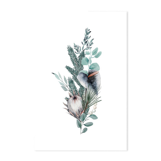 wall-art-print-canvas-poster-framed-Vintage Floral, Style C-GIOIA-WALL-ART
