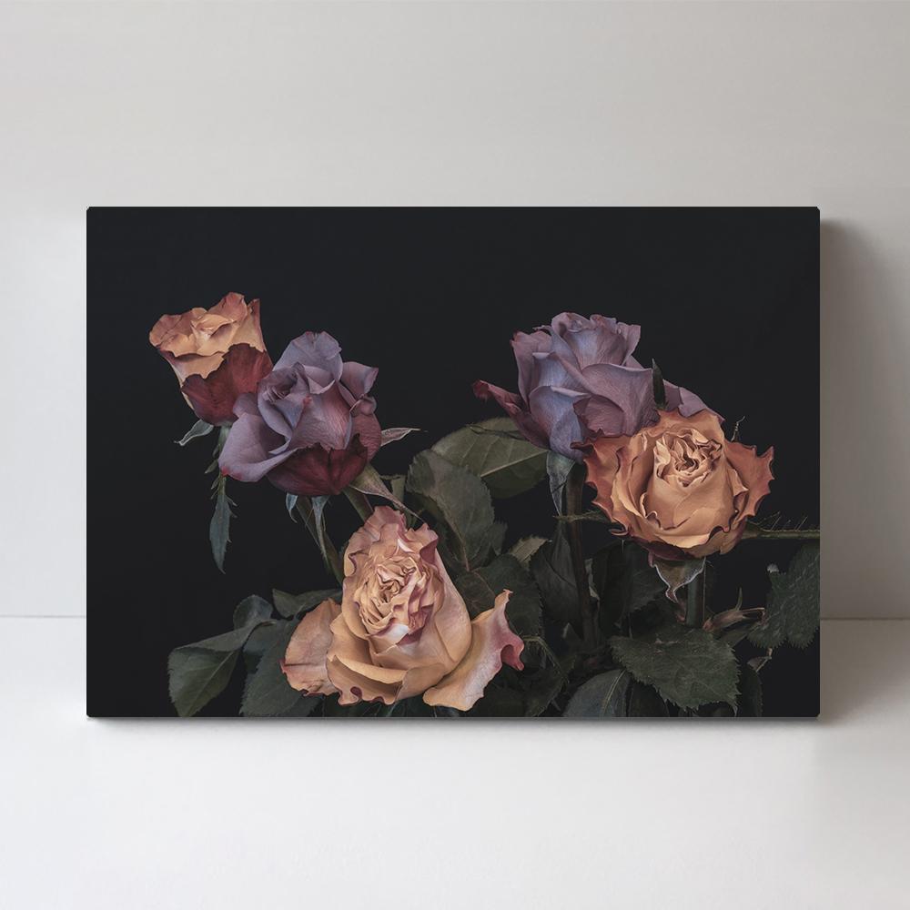 wall-art-print-canvas-poster-framed-Vintage Roses-by-Gioia Wall Art-Gioia Wall Art