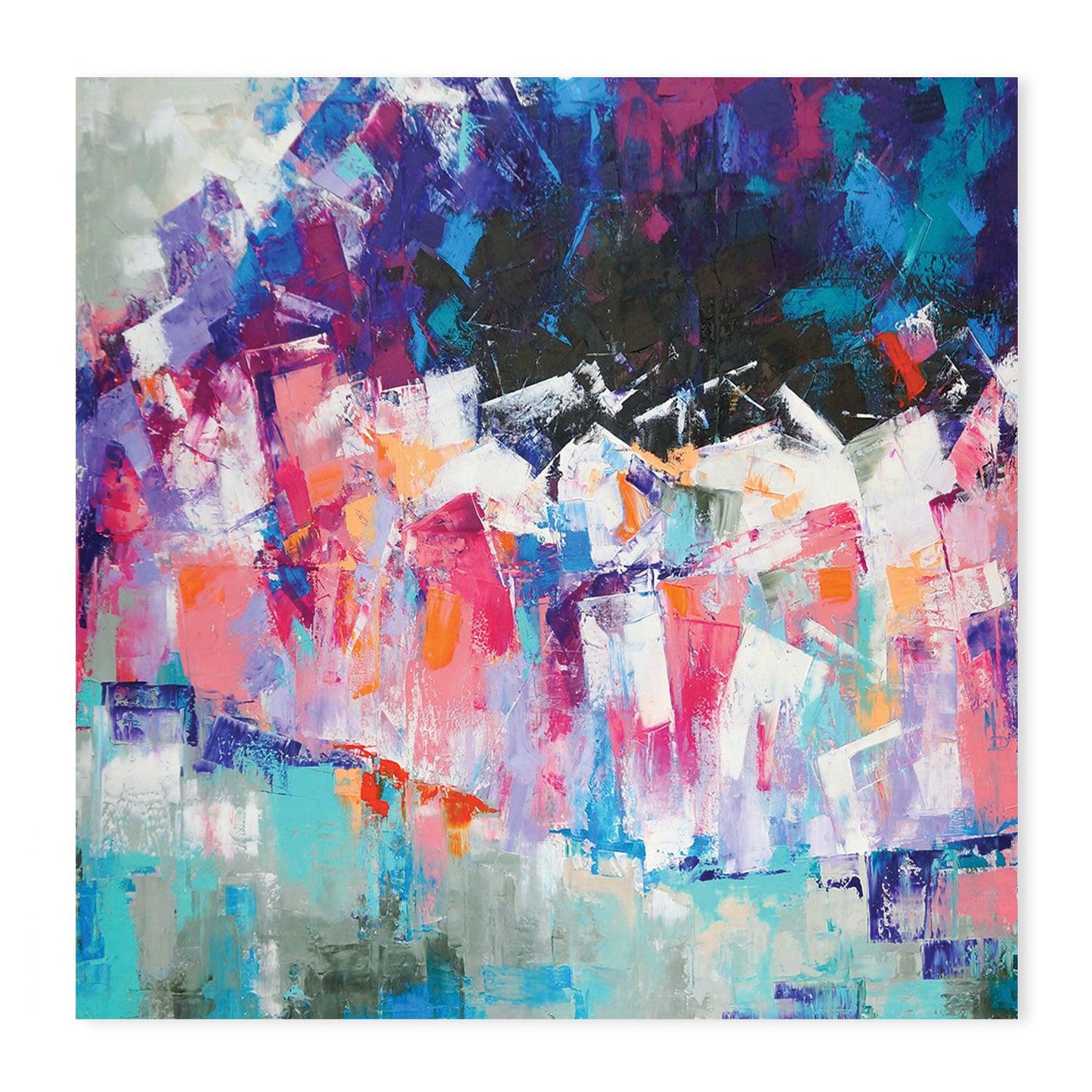 Ground Breaking , Hand-painted Canvas