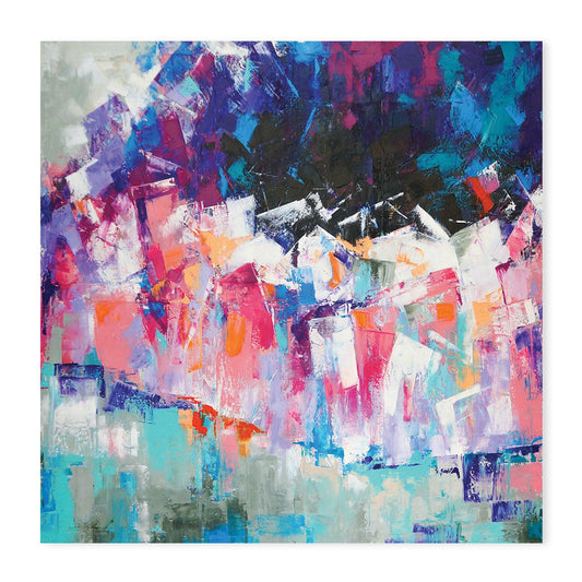 Ground Breaking , Hand-painted Canvas