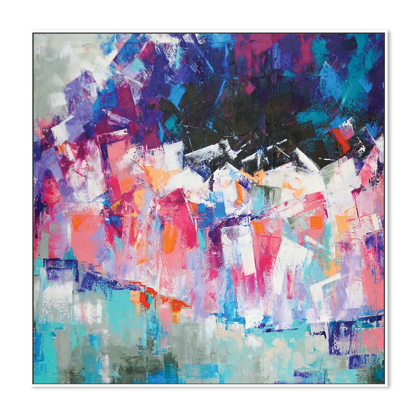 Ground Breaking , Hand-painted Canvas